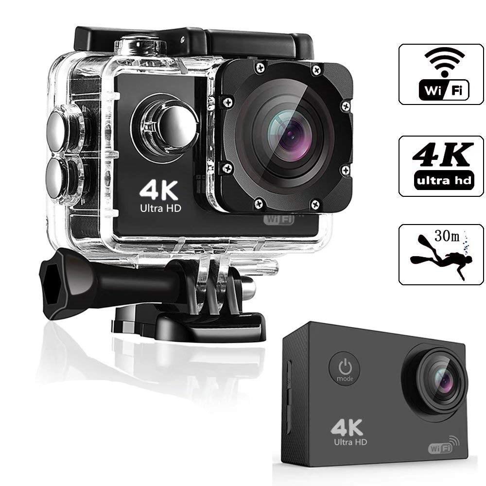 Спортивна камера Бездротова WiFi Нова міні Smart HD Вулична водонепроникна камера 4K Спорт DV No Card чорний
Спортивна камера Бездротова WiFi Нова міні Smart HD Вулична водонепроникна камера 4K Спорт DV No Card чорний