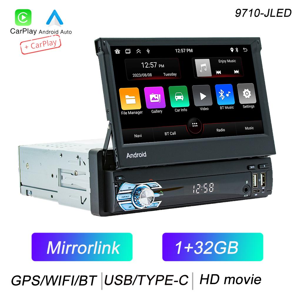 BQCC 7 ручной HD выдвижной экран Android13 автомобильный плеер WIFI GPS USB RDSradio Mirrorlink беспроводной Android авто carplay автомобильное радио
BQCC 7 ручной HD выдвижной экран Android13 автомобильный плеер WIFI GPS USB RDSradio Mirrorlink беспроводной Android авто carplay автомобильное радио