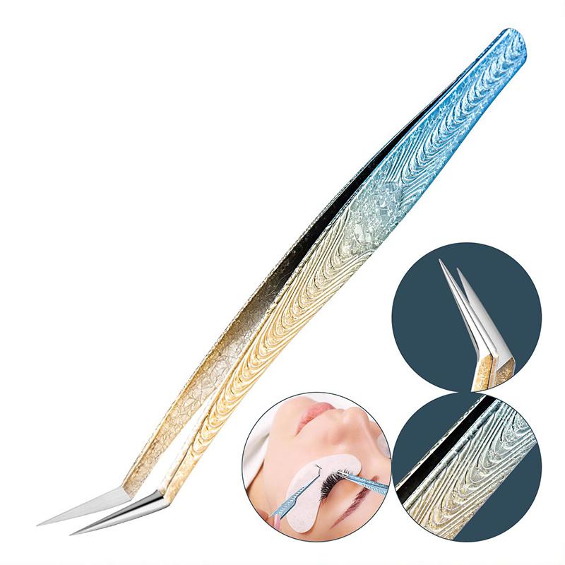 Eyelash Tweezers Ice Flower Anti-Static 3D Accurate Eyebrow Grafting False Lashes Extension Supplies Makeup Tweezer Tools
Eyelash Tweezers Ice Flower Anti-Static 3D Accurate Eyebrow Grafting False Lashes Extension Supplies Makeup Tweezer Tools