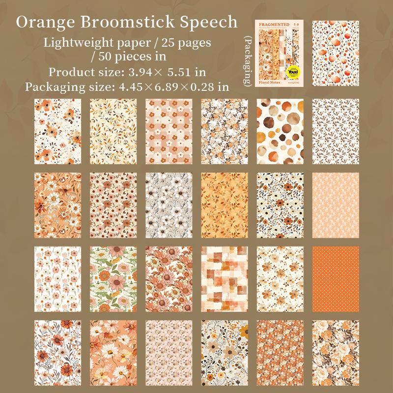 50 Sheets Vintage Floral patter Materials Paper DIY Scrapbooking Decor Craft Paper Collage Junk Journal Aesthetics Stationery
50 Sheets Vintage Floral patter Materials Paper DIY Scrapbooking Decor Craft Paper Collage Junk Journal Aesthetics Stationery