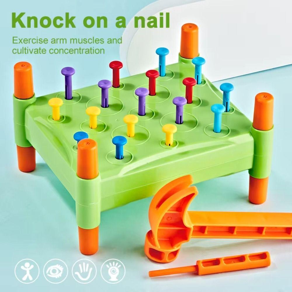 Simulation Toddler Hammer Nails Toys Montessori Nail Screw Games Preschool Kids Boys 1set
Simulation Toddler Hammer Nails Toys Montessori Nail Screw Games Preschool Kids Boys 1set