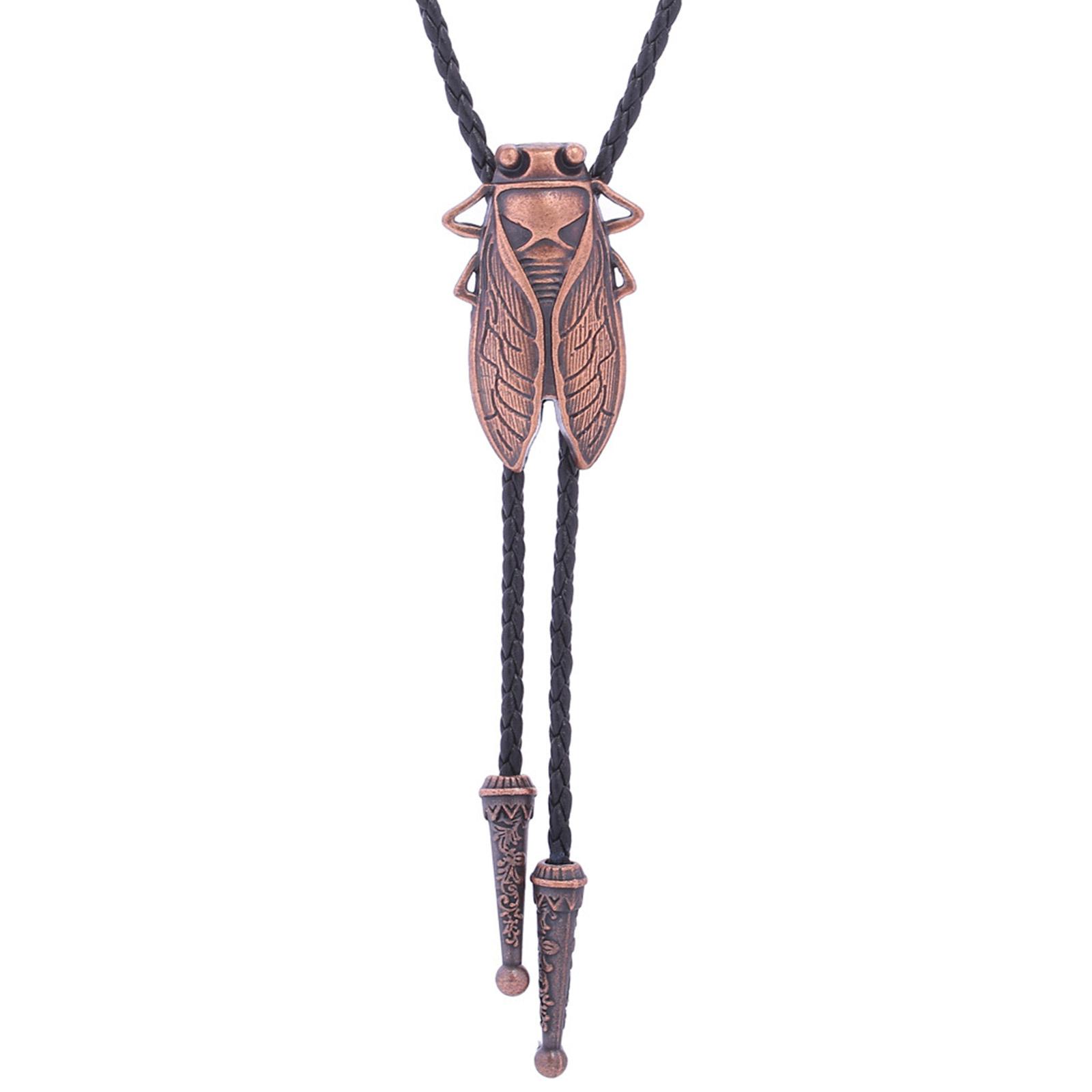 Elegant Black Bolo Tie with Cicada Pendant Cowboy Cicada Necktie Western Necklace Cool Bola-Tie Western Cowboy Costume 3
Elegant Black Bolo Tie with Cicada Pendant Cowboy Cicada Necktie Western Necklace Cool Bola-Tie Western Cowboy Costume 3