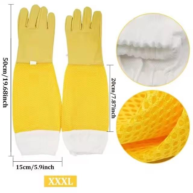 2026 New Beekeeper Gloves Protective Sleeves Ventilated Professional Anti Bee for Apiculture Beekeeper Prevent Beehive Tools
2026 New Beekeeper Gloves Protective Sleeves Ventilated Professional Anti Bee for Apiculture Beekeeper Prevent Beehive Tools