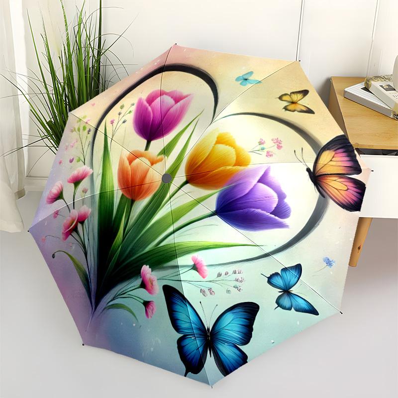 Tulip Lale c Folding umbrella with 8 iron frames automatic opening design suitable for outdoor matching fashionable accessorie Iron&8K
Tulip Lale c Folding umbrella with 8 iron frames automatic opening design suitable for outdoor matching fashionable accessorie Iron&8K