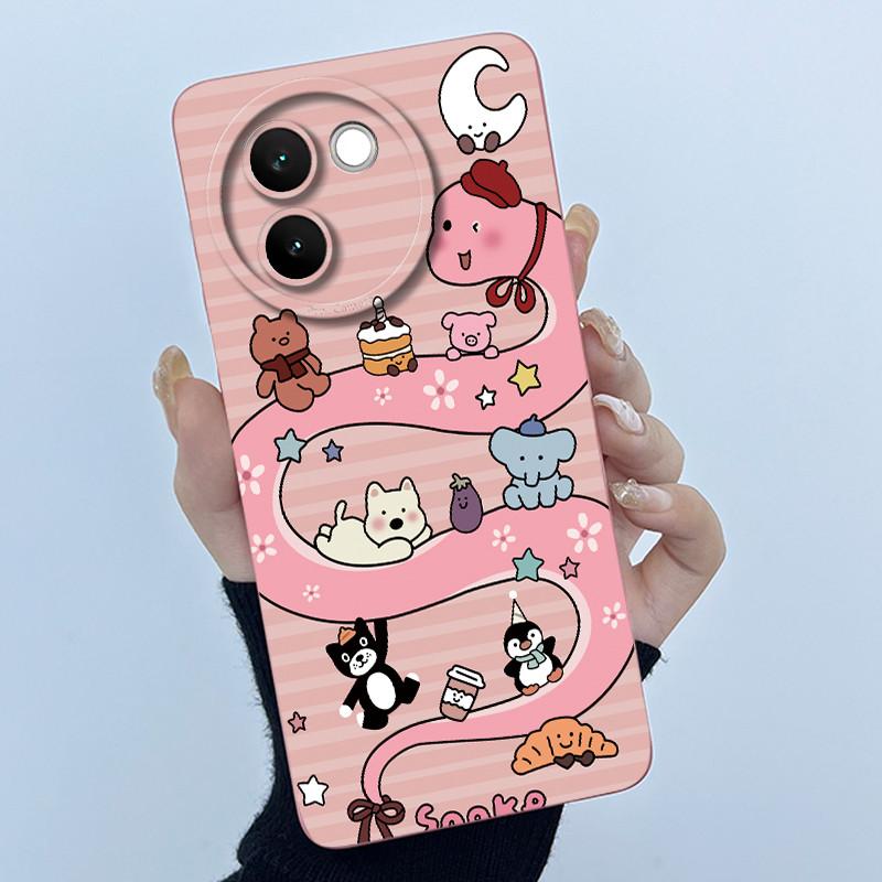 For Vivo V30e V2340 V2339 Phone Case VivoV30e Cover Fashion Simplicity flower Soft Liquid Silicone Shell For Vivo V 30e Fundas Vivo V30e
For Vivo V30e V2340 V2339 Phone Case VivoV30e Cover Fashion Simplicity flower Soft Liquid Silicone Shell For Vivo V 30e Fundas Vivo V30e
