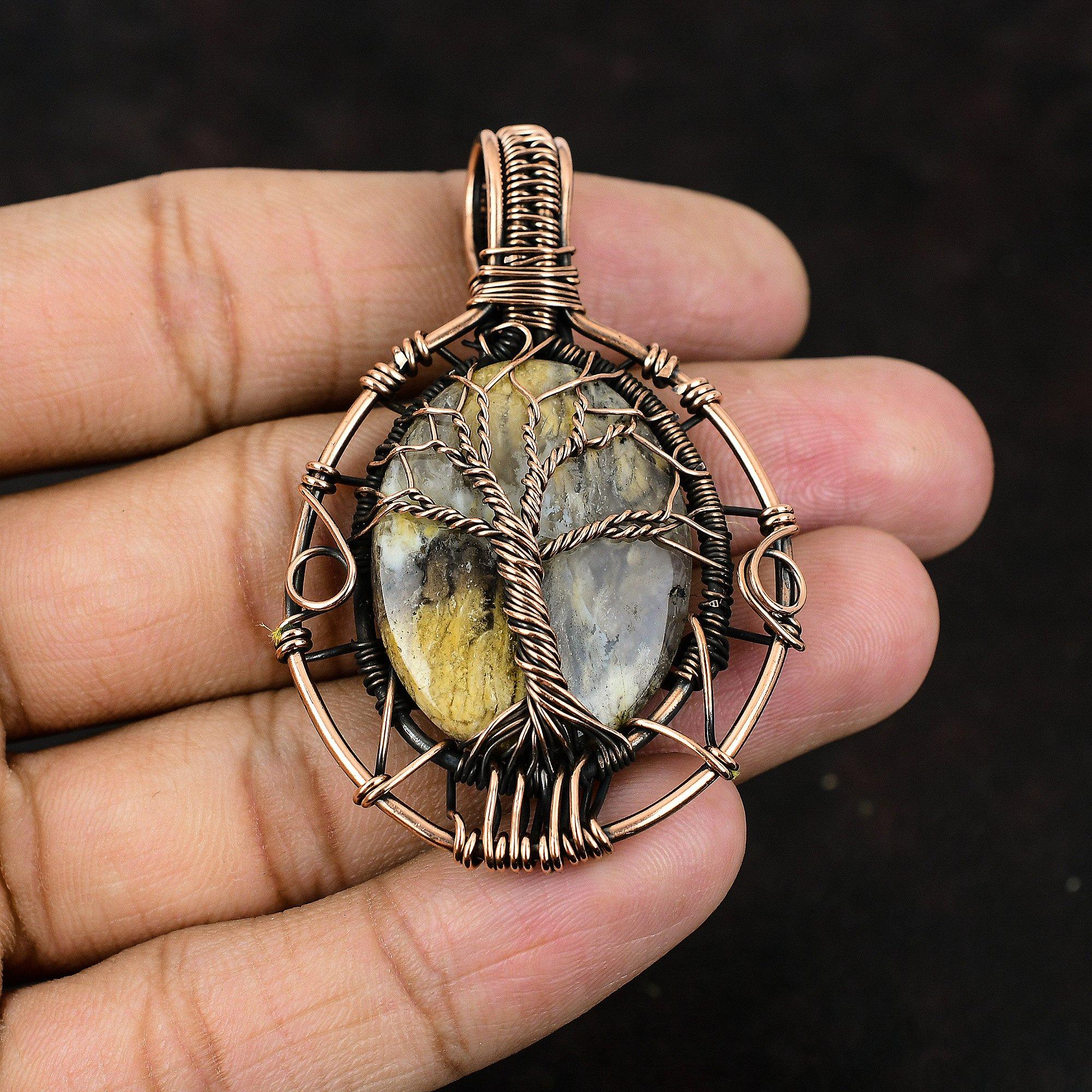 Tree Of Life Plume Agate Pendant Gemstone Copper Wire Wrapped Pendant Handmade Pendant Plume Agate Jewelry Gift For Mother Gift For Her
Tree Of Life Plume Agate Pendant Gemstone Copper Wire Wrapped Pendant Handmade Pendant Plume Agate Jewelry Gift For Mother Gift For Her