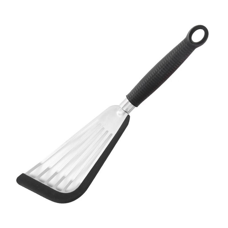 Silicone & Stainless Steel Slotted Frying Spatula
Silicone & Stainless Steel Slotted Frying Spatula