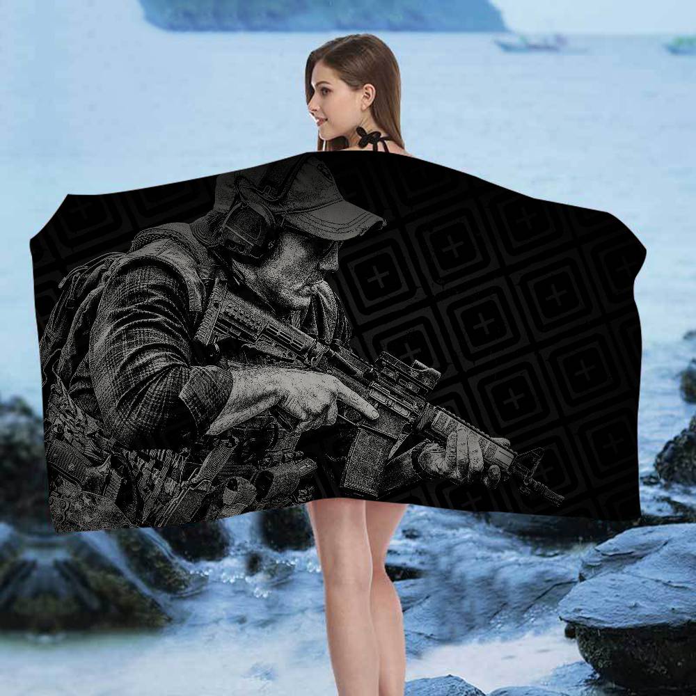 Tactical Logo 5.11 T-Tactical Big Microfiber Beach Towels Quick Dry Towel Sand Beach Towels Pool Towel For Travel Swim Pool W30*H60(CM)
Tactical Logo 5.11 T-Tactical Big Microfiber Beach Towels Quick Dry Towel Sand Beach Towels Pool Towel For Travel Swim Pool W30*H60(CM)
