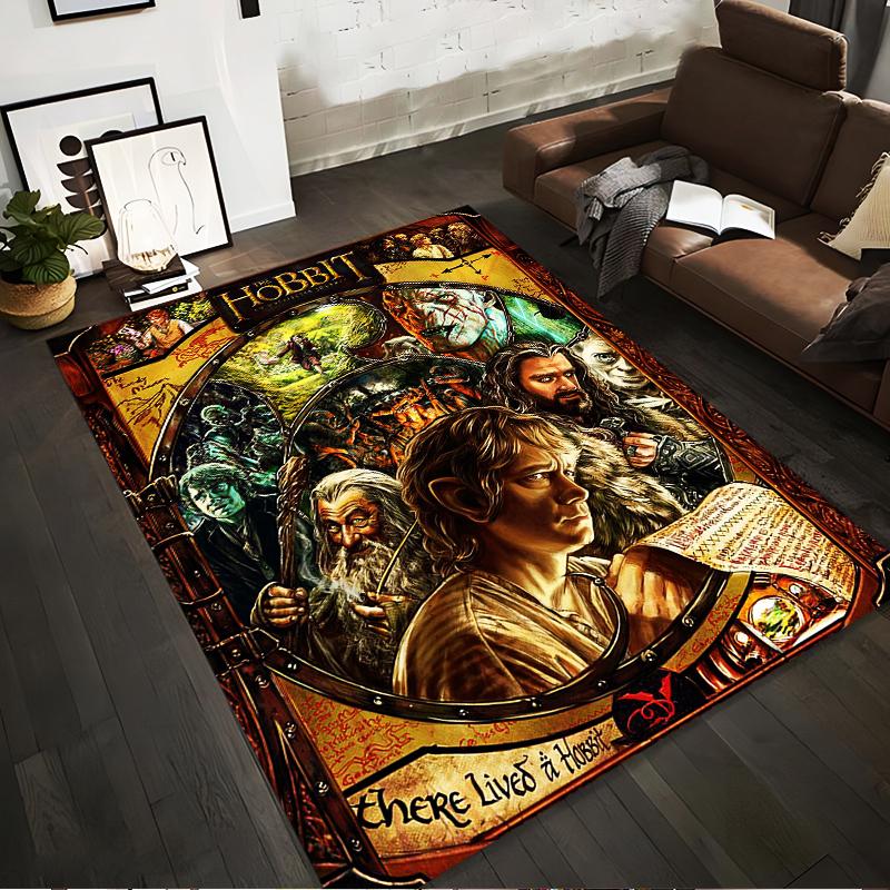 Fantasy-Themed Carpet Featuring The Hobbit Story Design Suitable for use as an anti-slip for living room bedroom sofas 40x60cm( 15x23in )
Fantasy-Themed Carpet Featuring The Hobbit Story Design Suitable for use as an anti-slip for living room bedroom sofas 40x60cm( 15x23in )