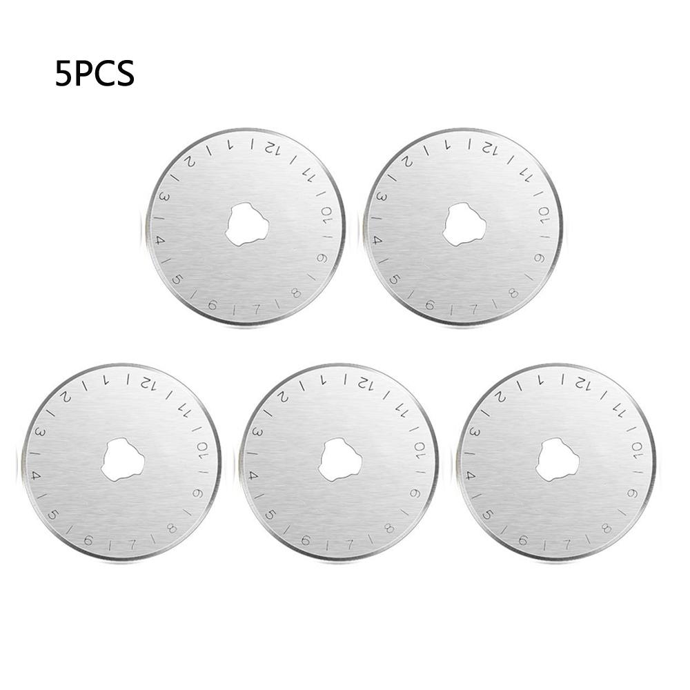 Rotary Cutter Blades Replacement Rotary Blades 45MM Round Trimmer Refill Blades Rotary Cutter for Quilting Cutting Sewing Crafts
Rotary Cutter Blades Replacement Rotary Blades 45MM Round Trimmer Refill Blades Rotary Cutter for Quilting Cutting Sewing Crafts