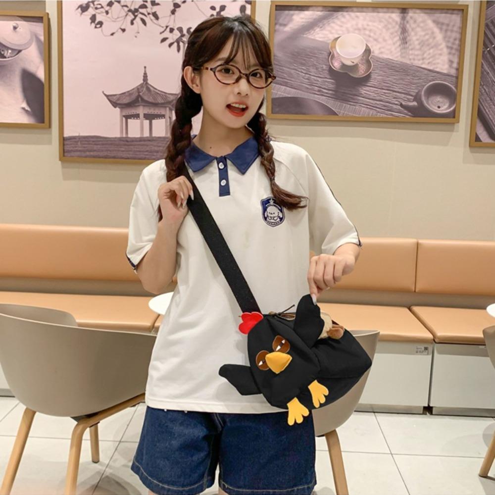 Nylon Chicken Crossboday Bag Adjustable Straps Kawaii Animal Purse Funny Hens Shoulder Bag Friends white-no pendant
Nylon Chicken Crossboday Bag Adjustable Straps Kawaii Animal Purse Funny Hens Shoulder Bag Friends white-no pendant
