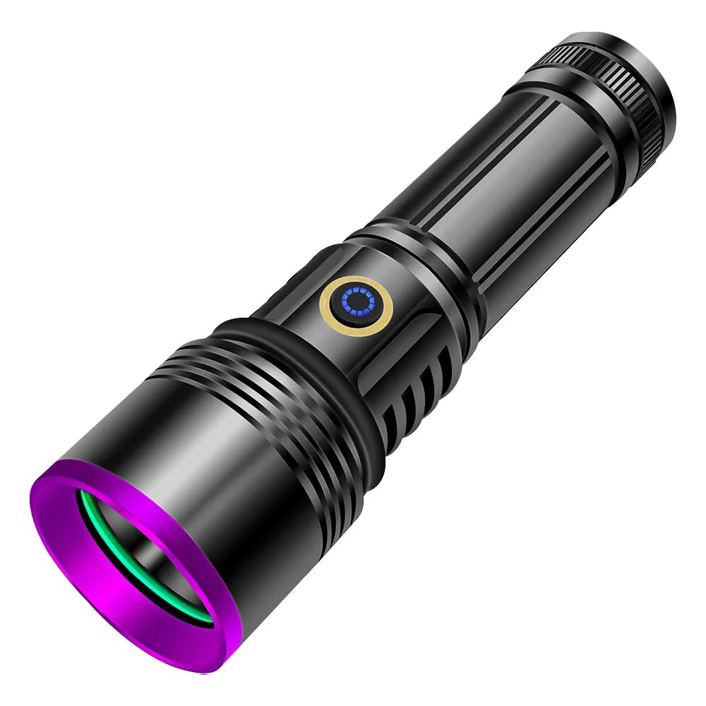 Powerful 365nm 30W Anisakis Black Light, USB Rechargeable, UV Light with Battery Level Indicator, Aluminum Alloy Construction, IPX6 Waterproof, UV
Powerful 365nm 30W Anisakis Black Light, USB Rechargeable, UV Light with Battery Level Indicator, Aluminum Alloy Construction, IPX6 Waterproof, UV
