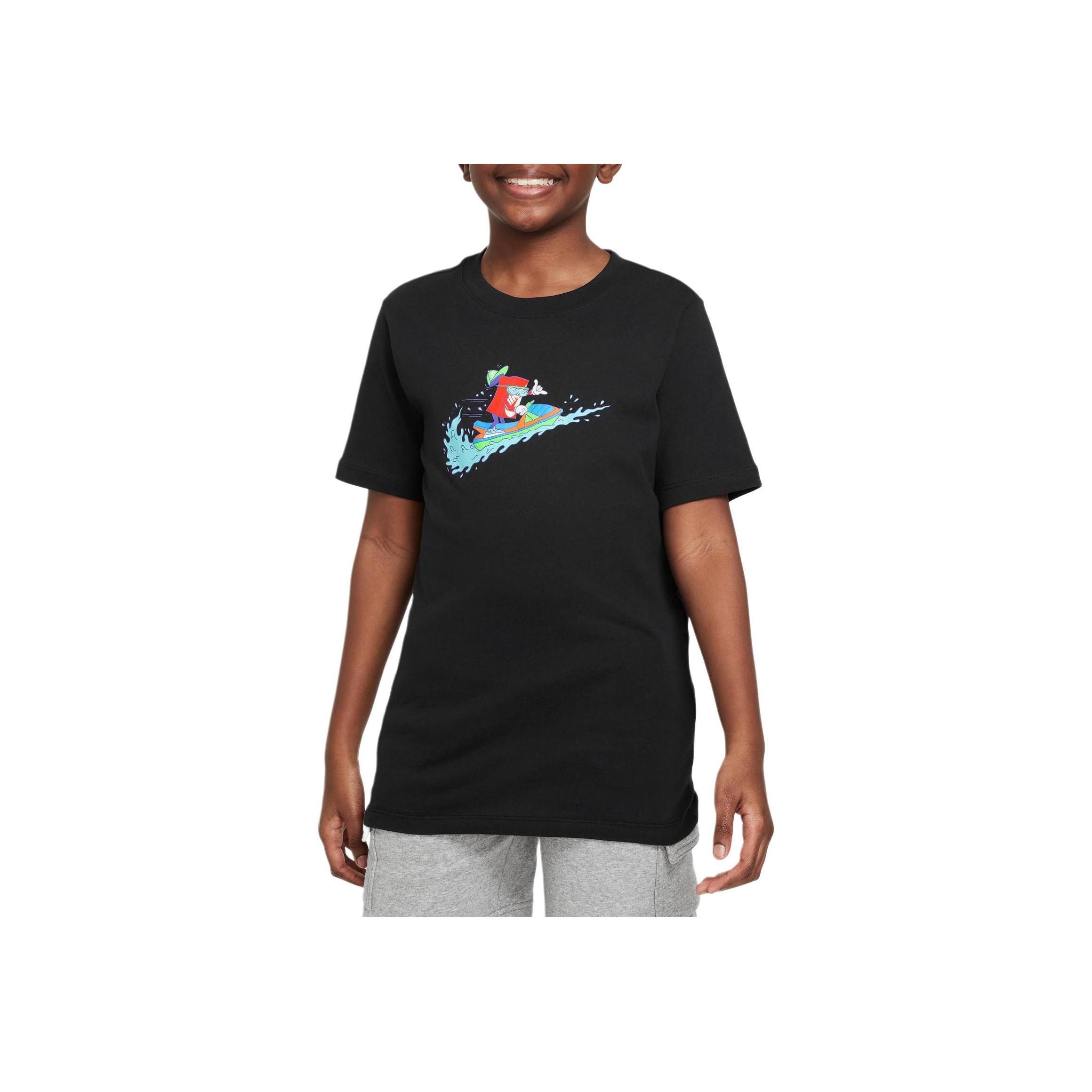 Nike Футболка с коротким рукавом и круглым вырезом с принтом аниме, детские топы, черный цвет FV5345-010 L
Nike Футболка с коротким рукавом и круглым вырезом с принтом аниме, детские топы, черный цвет FV5345-010 L