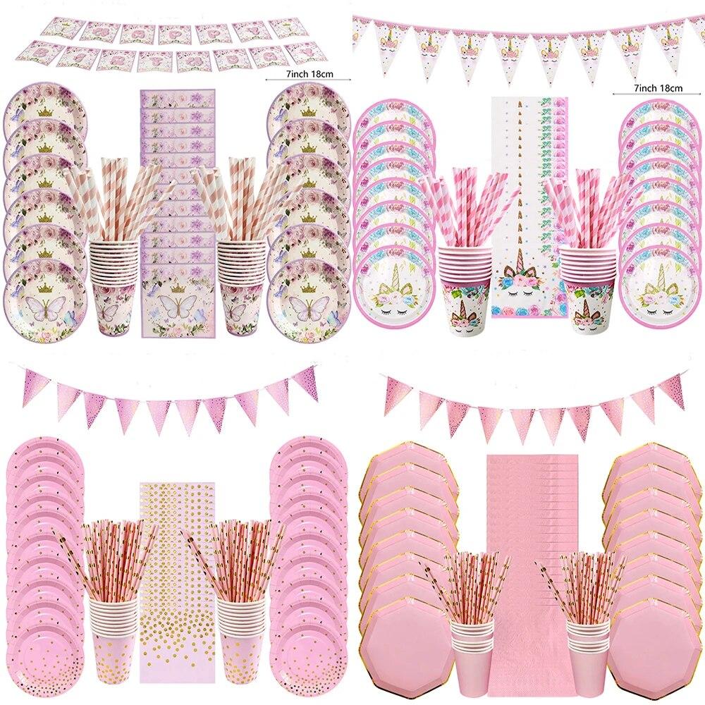 Butterfly Birthday Party Decoration Pink Disposable Tableware Set Girls Butterfly Party Decoration Baby Shower Party
Butterfly Birthday Party Decoration Pink Disposable Tableware Set Girls Butterfly Party Decoration Baby Shower Party