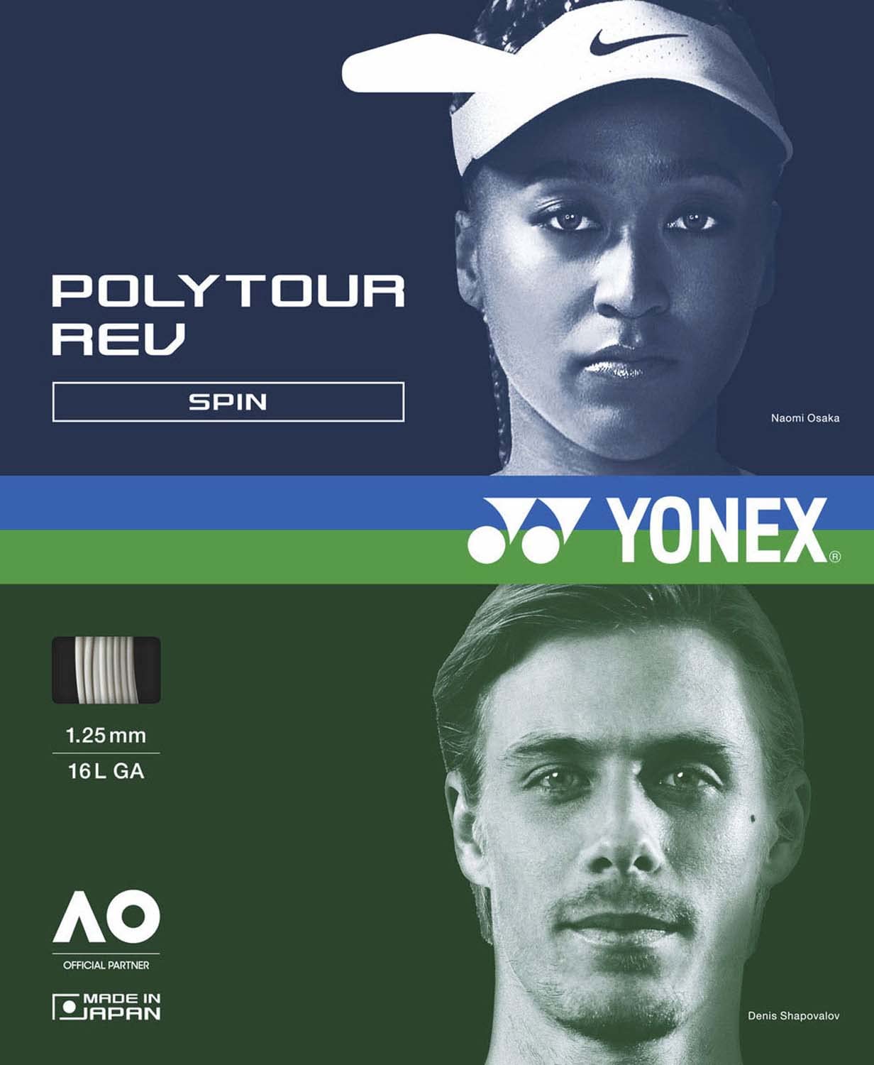 YONEX Тенісний Жорсткий Тенісний Струна Polytourev 130 Кишка Високе Обертання Спін Білий PTGR130 (011)
YONEX Тенісний Жорсткий Тенісний Струна Polytourev 130 Кишка Високе Обертання Спін Білий PTGR130 (011)