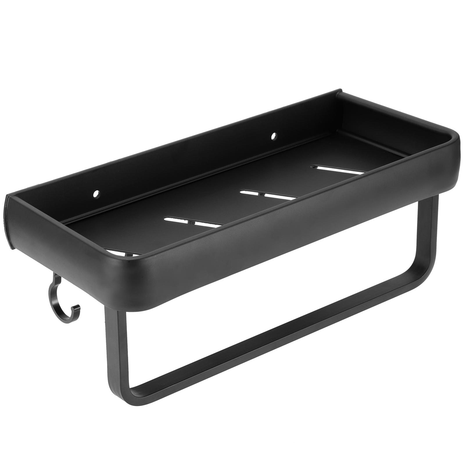 30cm Bathroom Shelf Space Aluminum Wall Mounted Hollow Storage Rack Basket Organizer(SingleLayer with Rod and 5 Hooks )
30cm Bathroom Shelf Space Aluminum Wall Mounted Hollow Storage Rack Basket Organizer(SingleLayer with Rod and 5 Hooks )