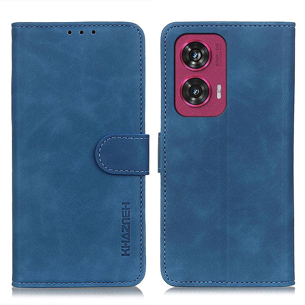 KHAZNEH For Motorola Edge 50 Fusion 5G Case Card Slots Wallet Retro Leather Phone Cover Blue
KHAZNEH For Motorola Edge 50 Fusion 5G Case Card Slots Wallet Retro Leather Phone Cover Blue