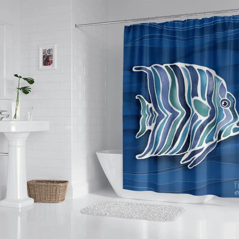 House Hold Waterproof Fabric Household Shower Curtain Accessories Shower Curtain 240 * 200 Home Marine Style Shower Curtain W60H190(CM)-1 Pcs
House Hold Waterproof Fabric Household Shower Curtain Accessories Shower Curtain 240 * 200 Home Marine Style Shower Curtain W60H190(CM)-1 Pcs