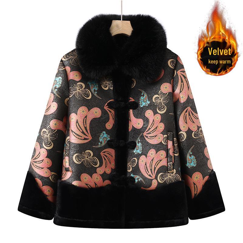 Grandma s Winter Plush Fur Collar Coat - Warmth for Middle-Aged and Elderly Women 3XL (120-135 lbs) темно-сірий
Grandma s Winter Plush Fur Collar Coat - Warmth for Middle-Aged and Elderly Women 3XL (120-135 lbs) темно-сірий