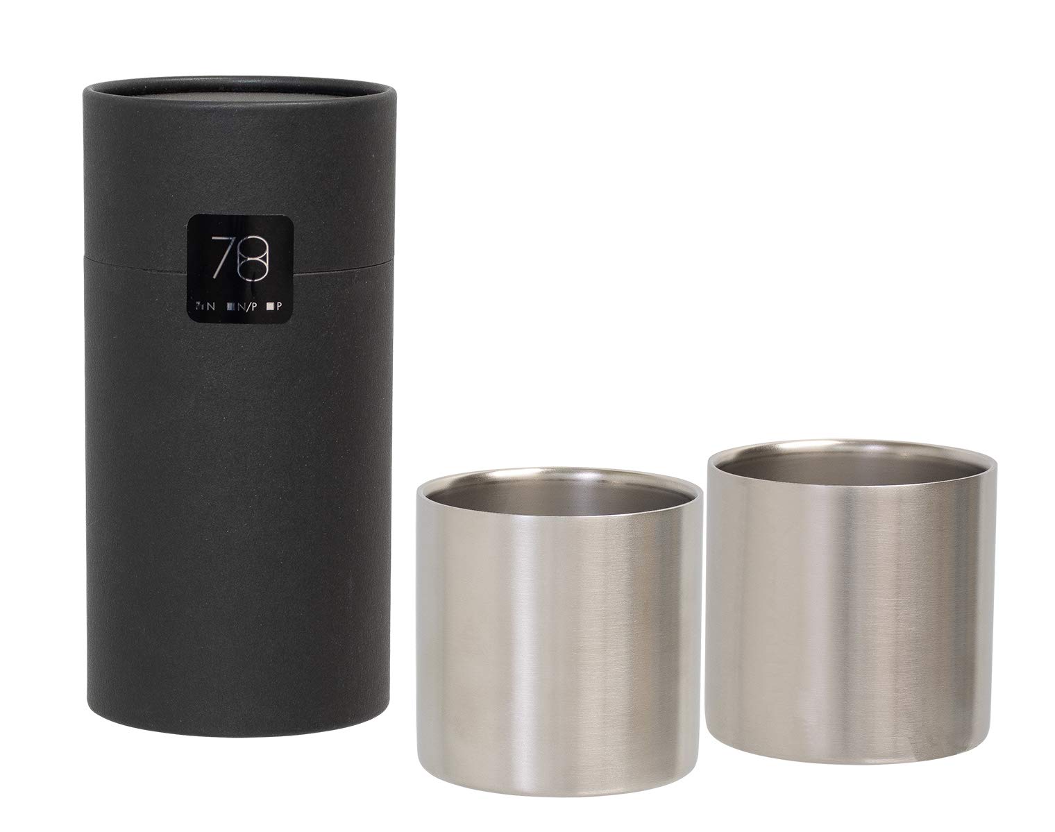 Vantech Tumbler Premium Diameter 78mm Double Stainless Steel Tumbler Glass Pair Set in 430045 (Made Japan)
Vantech Tumbler Premium Diameter 78mm Double Stainless Steel Tumbler Glass Pair Set in 430045 (Made Japan)
