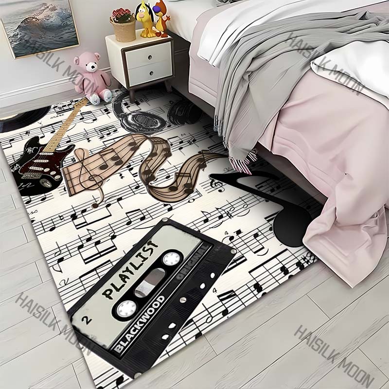 1PC sheet music notes guitar headphones Print Carpet for Living Room Bedroom Sofa Home Decor Rus Non-slip Floor Mat Luxury Gift 40x60cm
1PC sheet music notes guitar headphones Print Carpet for Living Room Bedroom Sofa Home Decor Rus Non-slip Floor Mat Luxury Gift 40x60cm