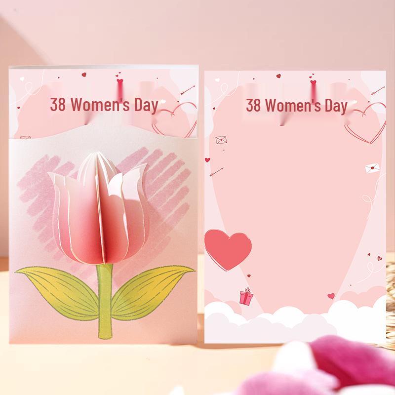 3D Flower Bouquet Greeting Card - Customizable for March 8th & Birthdays, with Small Blessing Card
3D Flower Bouquet Greeting Card - Customizable for March 8th & Birthdays, with Small Blessing Card