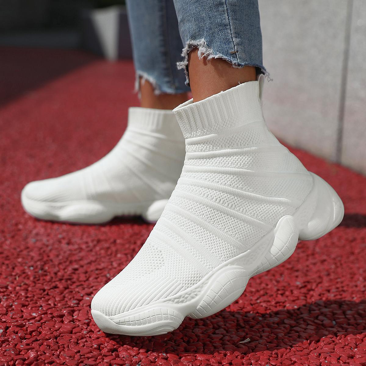 Spring And Autumn New Flying Woven High Top Breathable Non-Slip Shoes Large Size Casual Sports Shoes 37
Spring And Autumn New Flying Woven High Top Breathable Non-Slip Shoes Large Size Casual Sports Shoes 37