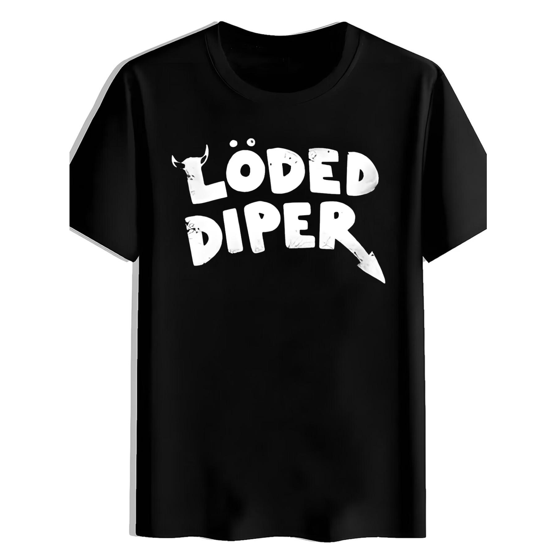 LOODED DIPER Graphic Print T-Shirt with A Lamb Head Design, Perfect for Summer, XXL чорний
LOODED DIPER Graphic Print T-Shirt with A Lamb Head Design, Perfect for Summer, XXL чорний