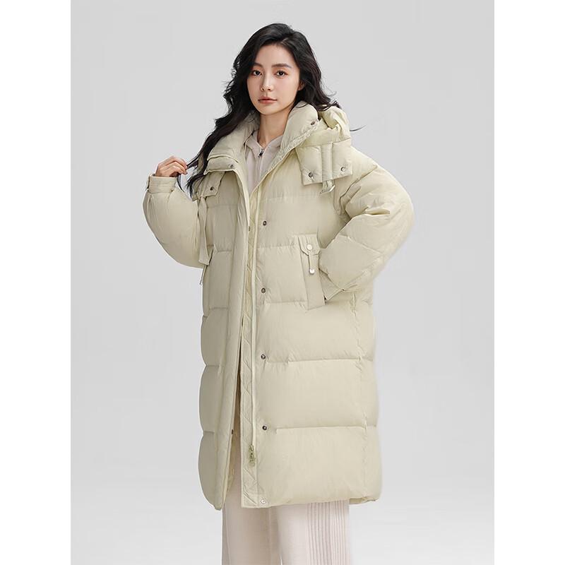 YAYA 2025 New Style Women s Mid-length Hooded Warm Down Jacket S
YAYA 2025 New Style Women s Mid-length Hooded Warm Down Jacket S