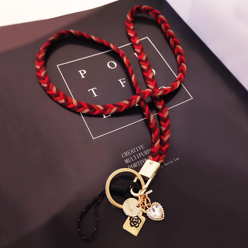 Universal Phone Lanyard Neck Lanyard with Fashion Small Pendant Detachable Mobile Phone Security Tether Key Chain Work Card Rope
Universal Phone Lanyard Neck Lanyard with Fashion Small Pendant Detachable Mobile Phone Security Tether Key Chain Work Card Rope