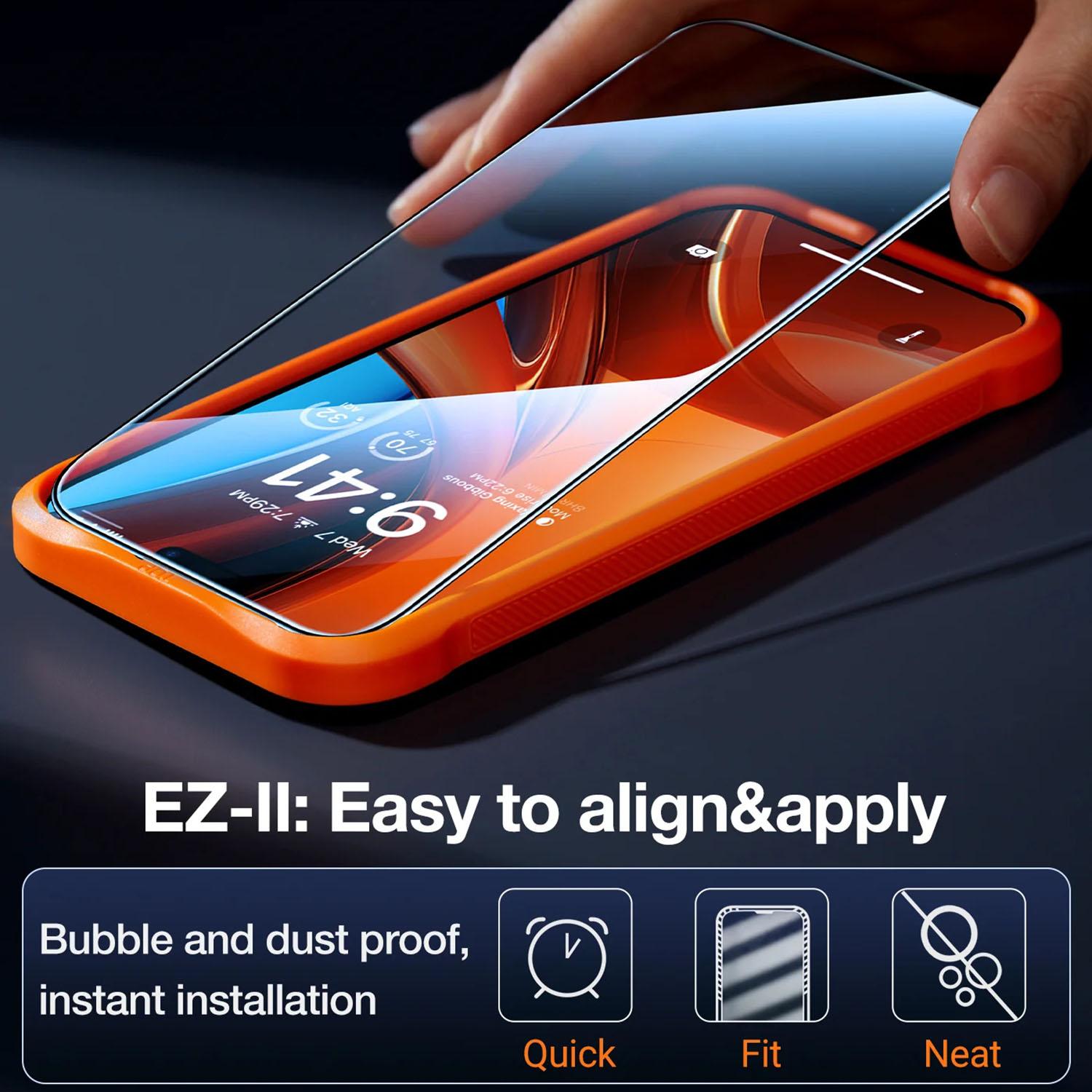 TORRAS Glassgo For iPhone 16 Anti Spy Screen Protector Tempered Glass Private Film with Auto-Align Frame Type A
TORRAS Glassgo For iPhone 16 Anti Spy Screen Protector Tempered Glass Private Film with Auto-Align Frame Type A