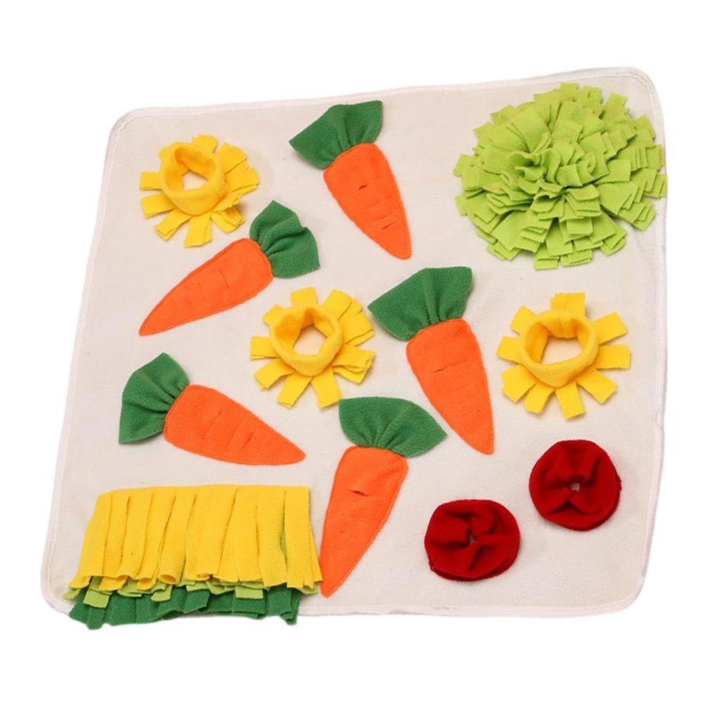 Коврик для обнюхивания домашних животных, круглый коврик для обнюхивания моркови и цветов, маленький пазл, дозатор лакомств, кролик, шиншилла, морская свинка, кормление
Коврик для обнюхивания домашних животных, круглый коврик для обнюхивания моркови и цветов, маленький пазл, дозатор лакомств, кролик, шиншилла, морская свинка, кормление