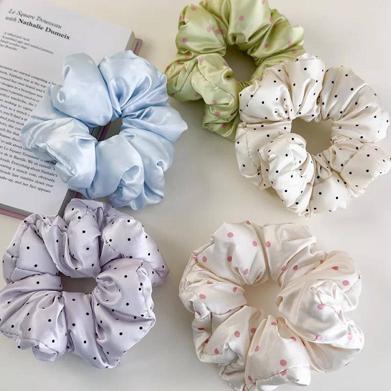 New Girl Sweet Polka Dots Flowers Hair Scrunchies Solid Color Soft Filling Headbands Womens Classy Versatile Head Rope Hair Tie
New Girl Sweet Polka Dots Flowers Hair Scrunchies Solid Color Soft Filling Headbands Womens Classy Versatile Head Rope Hair Tie