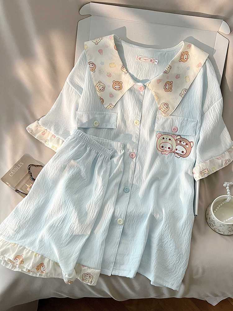 Internet celebrity new relaxed bear pajamas women s summer thin short-sleeved shorts two-piece set can be worn outside homewear set XXL
Internet celebrity new relaxed bear pajamas women s summer thin short-sleeved shorts two-piece set can be worn outside homewear set XXL