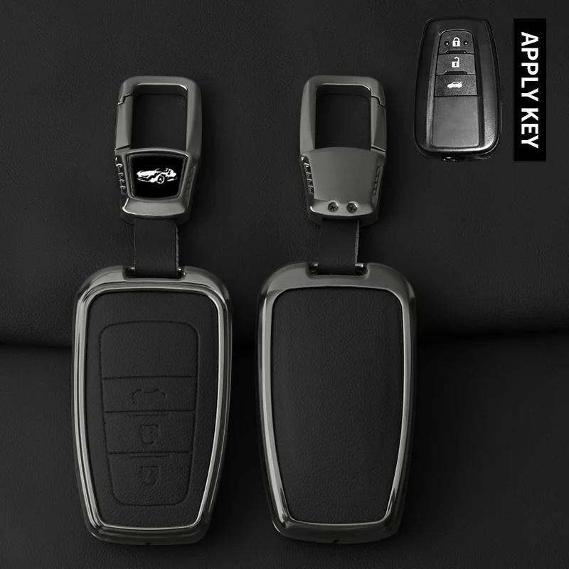 Alloy Leather Car Remote Key Case Cover Protector Shell Holder for Toyota Prius Camry Corolla CHR C-HR RAV4 Land Cruiser Prado
Alloy Leather Car Remote Key Case Cover Protector Shell Holder for Toyota Prius Camry Corolla CHR C-HR RAV4 Land Cruiser Prado