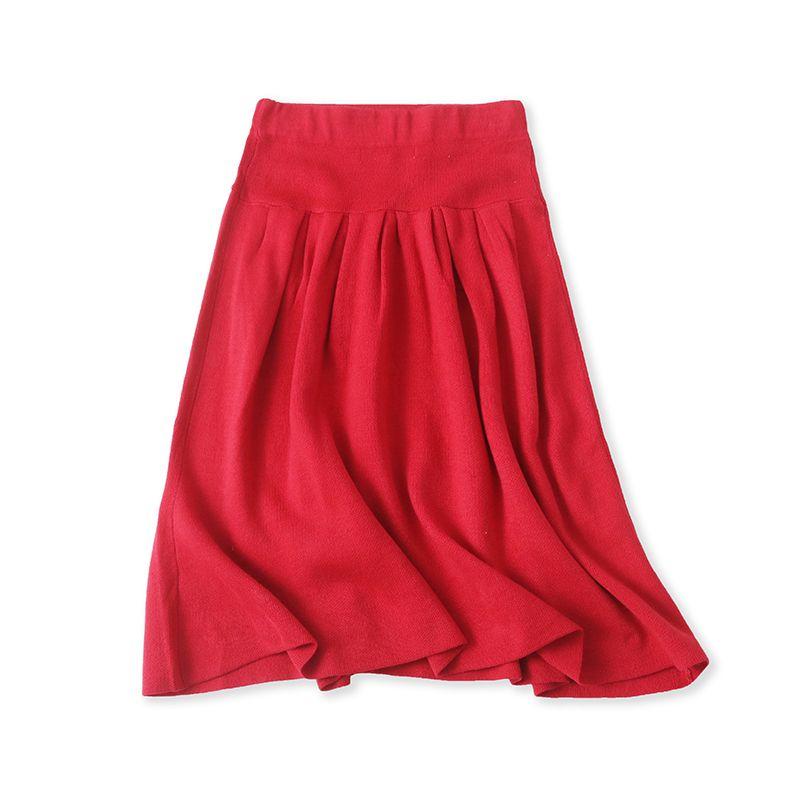 Elastic Waist Knitting Skirt Spring & Fall New A- line Skirt Pure Color Mid Length Long Length Slim Looking Women s Large Swing Skirt 02264 Red XS
Elastic Waist Knitting Skirt Spring & Fall New A- line Skirt Pure Color Mid Length Long Length Slim Looking Women s Large Swing Skirt 02264 Red XS