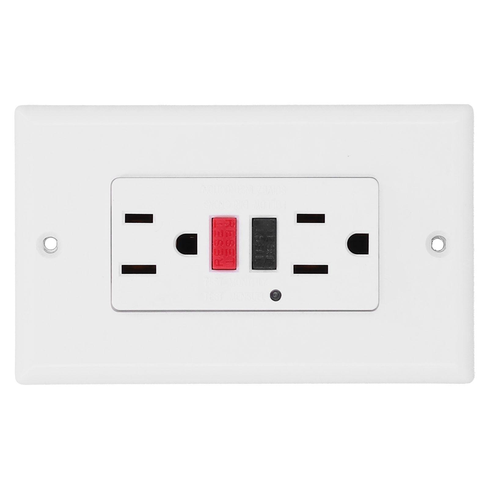 Настінна розетка Американська GFCI Розумна Захист від витоку струму на землю Розетка-вимикач AC120V LD3003
Настінна розетка Американська GFCI Розумна Захист від витоку струму на землю Розетка-вимикач AC120V LD3003