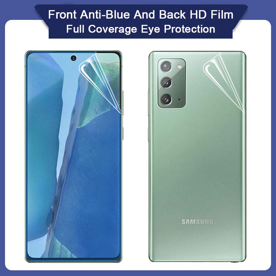 Для Samsung Galaxy Note 20 Ultra 10 S23 S22 S21 S20 Ultra S10 Plus передняя анти-синий свет УФ и HD задняя гидрогелевая пленка защитная пленка для экрана
Для Samsung Galaxy Note 20 Ultra 10 S23 S22 S21 S20 Ultra S10 Plus передняя анти-синий свет УФ и HD задняя гидрогелевая пленка защитная пленка для экрана
