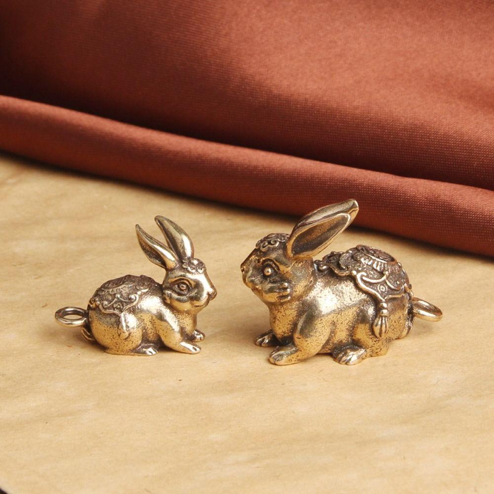 Chinese Style Key Ring Pendant Key Chain Accessory Jewelry Findings Zodiac Rabbit Figurine Decor
Chinese Style Key Ring Pendant Key Chain Accessory Jewelry Findings Zodiac Rabbit Figurine Decor
