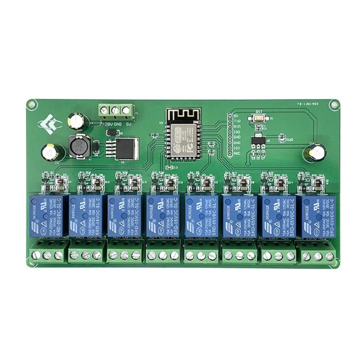 WIFI 8 Channel Electromagnetic RelayModule 5V/7-28V ESP8266 Home Wireless 1
WIFI 8 Channel Electromagnetic RelayModule 5V/7-28V ESP8266 Home Wireless 1