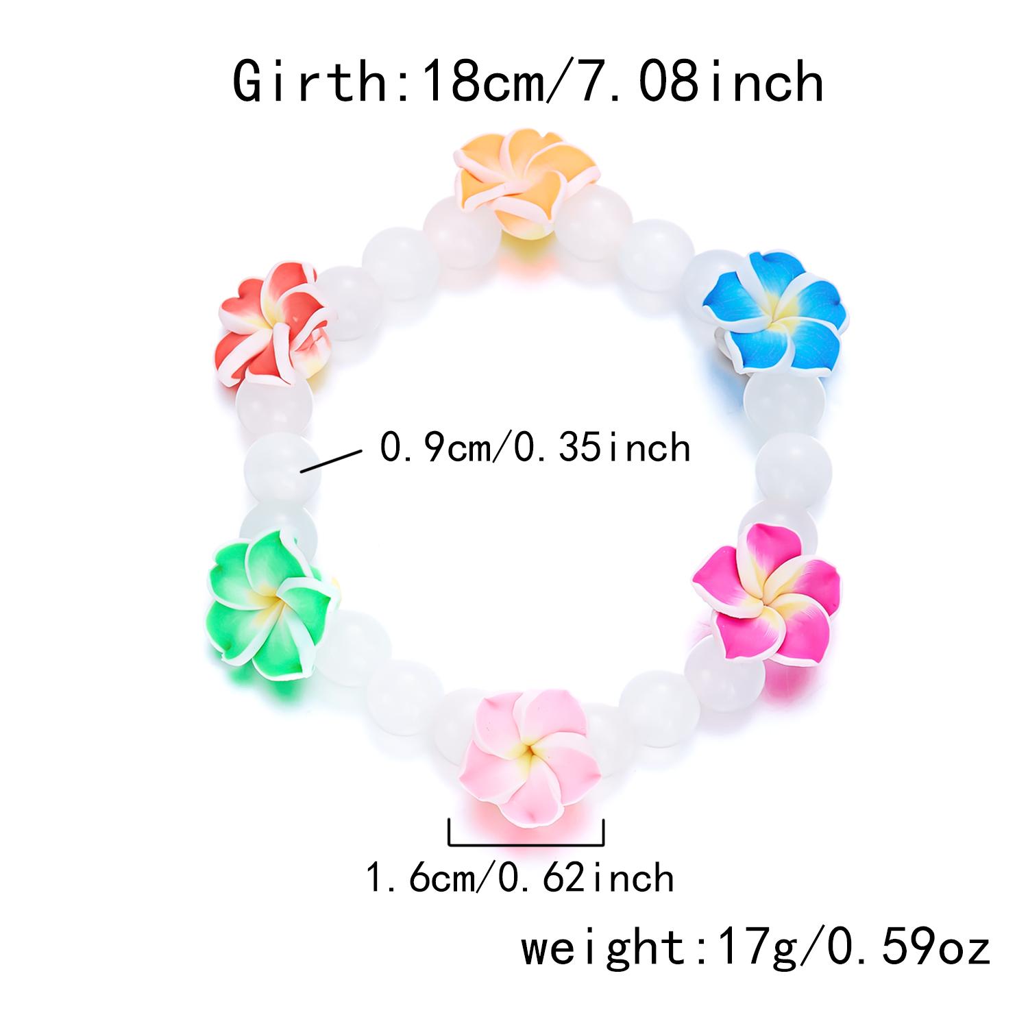 Boho Beaded Flower Elastic Bracelets for Women Heishi Beads Colorful Frangipani Wristband Summer Beach Party Jewelry Gift
Boho Beaded Flower Elastic Bracelets for Women Heishi Beads Colorful Frangipani Wristband Summer Beach Party Jewelry Gift