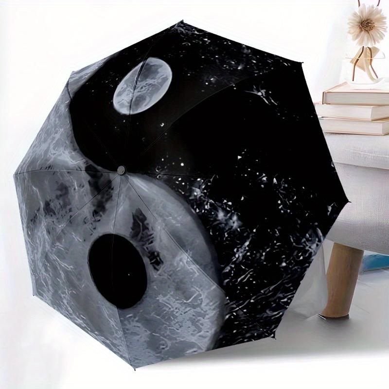 1pc Moon YinYang Automatic Open/Close Umbrella with Windproof, Functional Design, 8-Rib Sturdy Canopy, Durable Ribs, Outdoor A (as the picture,iron&8K)
1pc Moon YinYang Automatic Open/Close Umbrella with Windproof, Functional Design, 8-Rib Sturdy Canopy, Durable Ribs, Outdoor A (as the picture,iron&8K)