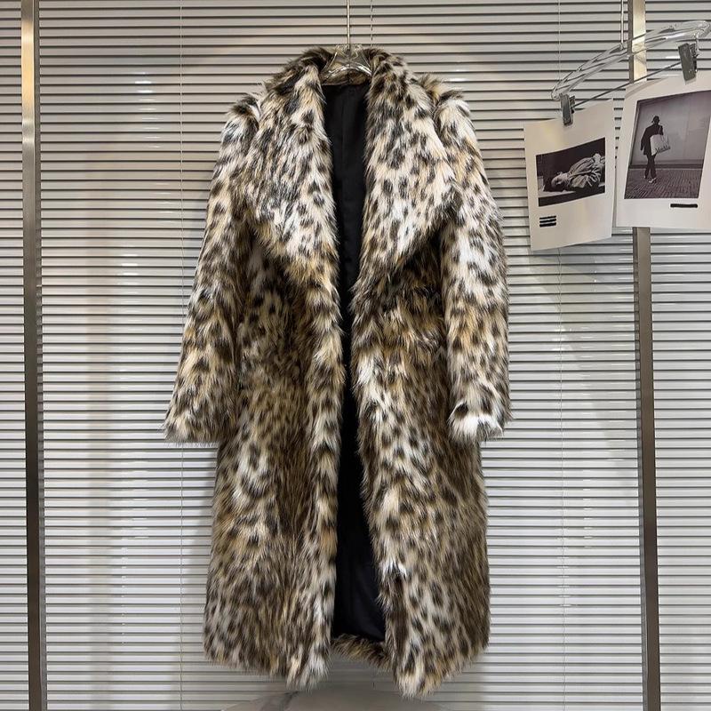 Women s fur jacket winter warm mink coat new leopard print environmentally friendly hair Spice Girl long casual trench coat XS
Women s fur jacket winter warm mink coat new leopard print environmentally friendly hair Spice Girl long casual trench coat XS