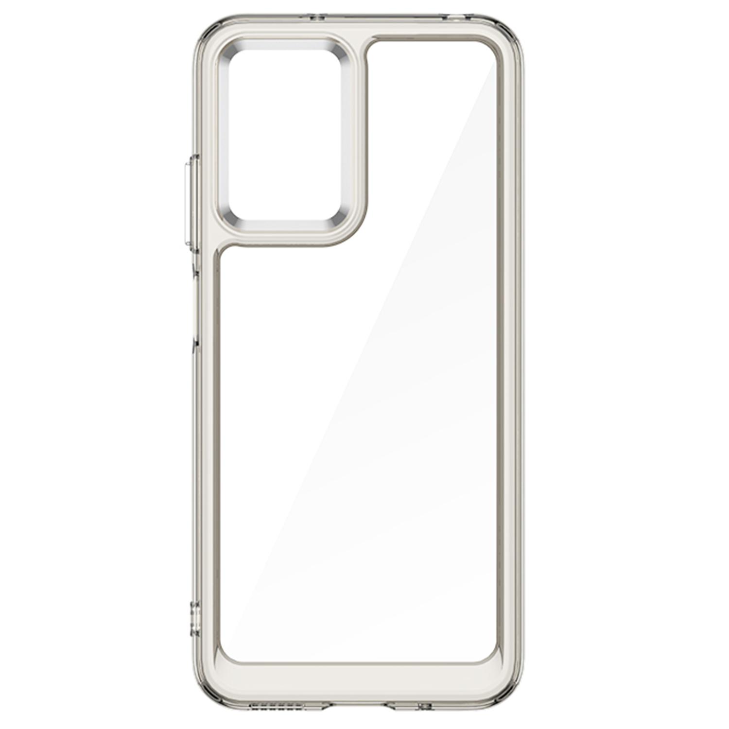 For Xiaomi Redmi Note 11E/Redmi 10 5G/Redmi 10 Prime+ 5G Clear Case Hard Acrylic Soft TPU Colorful Frame Back Cover with Independent Buttons Transparent Grey
For Xiaomi Redmi Note 11E/Redmi 10 5G/Redmi 10 Prime+ 5G Clear Case Hard Acrylic Soft TPU Colorful Frame Back Cover with Independent Buttons Transparent Grey