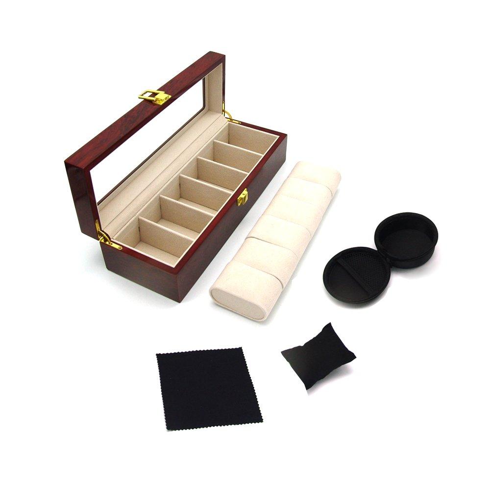 Iriwa Watch Storage Case, Watch Collection Case, Watch Display Box, Watch Collection Case, Holds 6 Watches, Portable, Includes 1 Watch Compartment,
Iriwa Watch Storage Case, Watch Collection Case, Watch Display Box, Watch Collection Case, Holds 6 Watches, Portable, Includes 1 Watch Compartment,