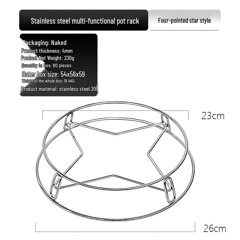 Stainless Steel Double-Layer Kitchen Pot Rack
Stainless Steel Double-Layer Kitchen Pot Rack