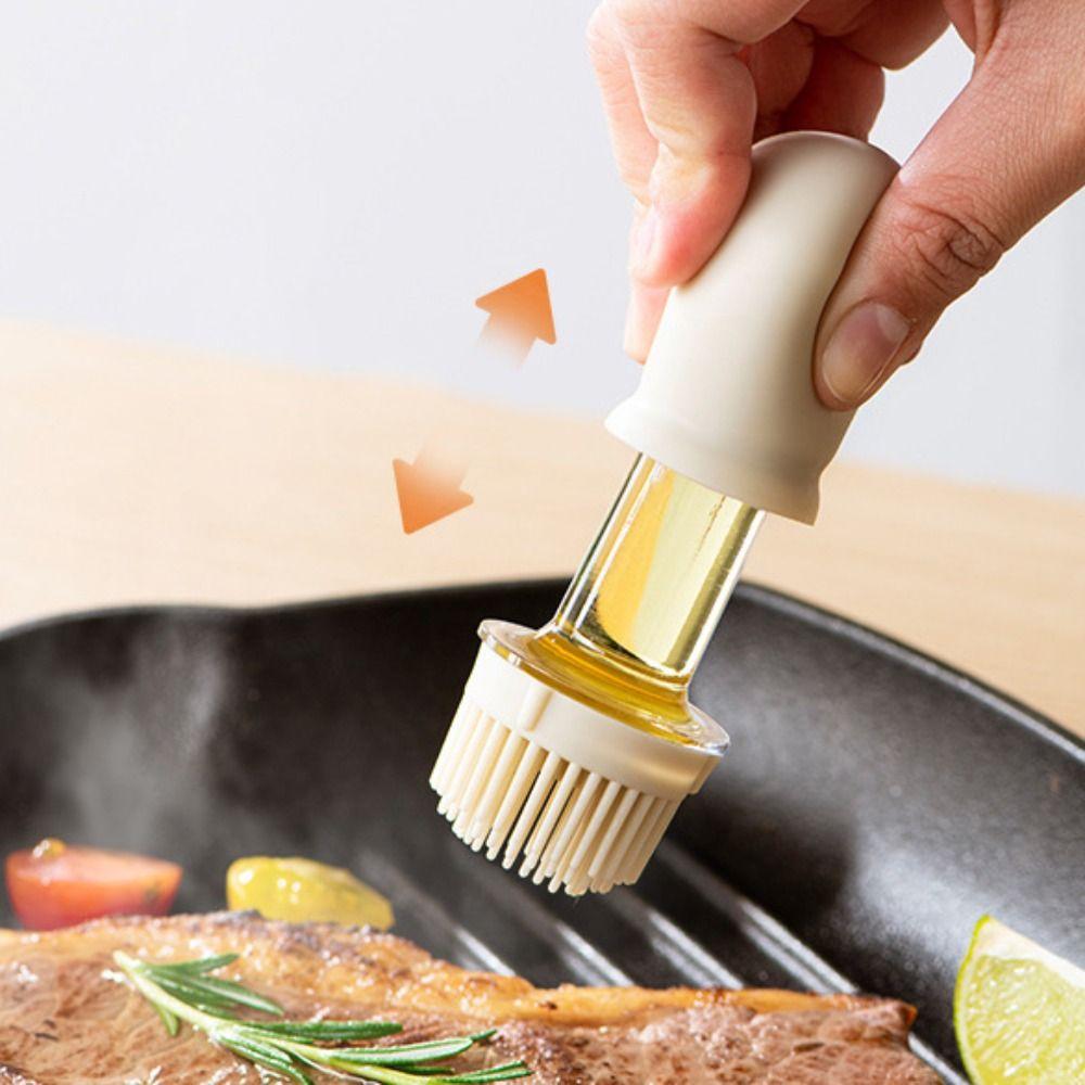 Leakproof Oil Storage Brush Silicone Barbecue Brush Bottle Sauce Brush Bottle Camping зелений
Leakproof Oil Storage Brush Silicone Barbecue Brush Bottle Sauce Brush Bottle Camping зелений