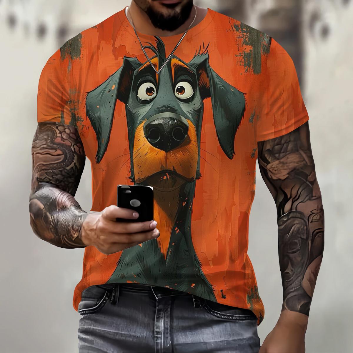 Отпуск 3d Честная собака Футболки Мужские футболки Топы Модные мужские футболки с рисунком животных Большие размеры Уличная одежда с круглым вырезом Модная одежда XL
Отпуск 3d Честная собака Футболки Мужские футболки Топы Модные мужские футболки с рисунком животных Большие размеры Уличная одежда с круглым вырезом Модная одежда XL