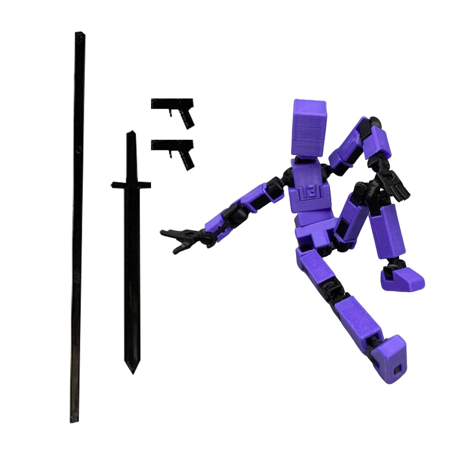 Articulated Action Figure Fully Poseable Mechanical Style Toy with Multiple Accessories for Creative Display and Stress Relief фіолетовий
Articulated Action Figure Fully Poseable Mechanical Style Toy with Multiple Accessories for Creative Display and Stress Relief фіолетовий