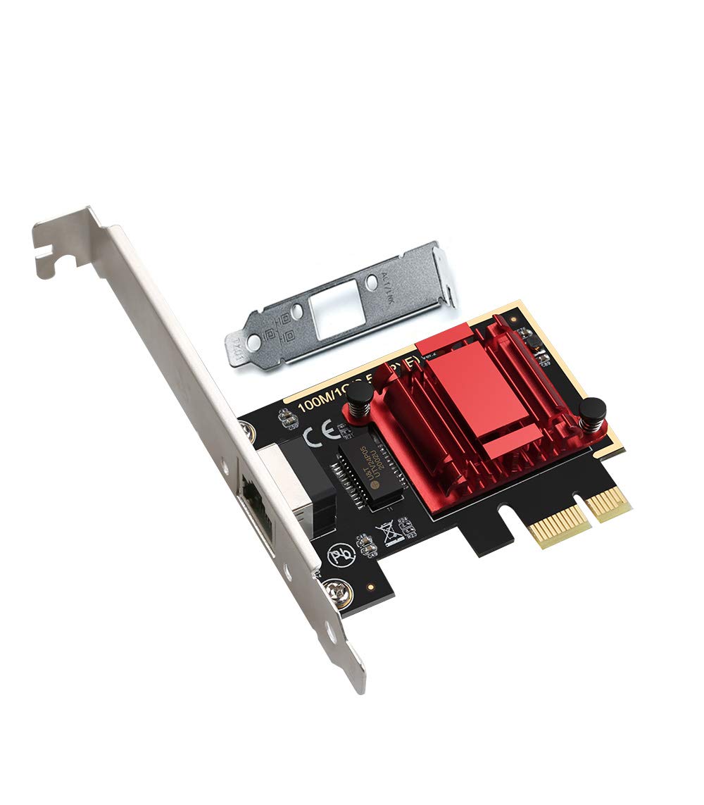 PCIe Network Adapter RTL8125B PCI Express Gigabit Ethernet Card RJ45 LAN Controller PXE Compatible for 2.5GBase-T 2500/1000/100Mbps Windows/Linux/MAC
PCIe Network Adapter RTL8125B PCI Express Gigabit Ethernet Card RJ45 LAN Controller PXE Compatible for 2.5GBase-T 2500/1000/100Mbps Windows/Linux/MAC